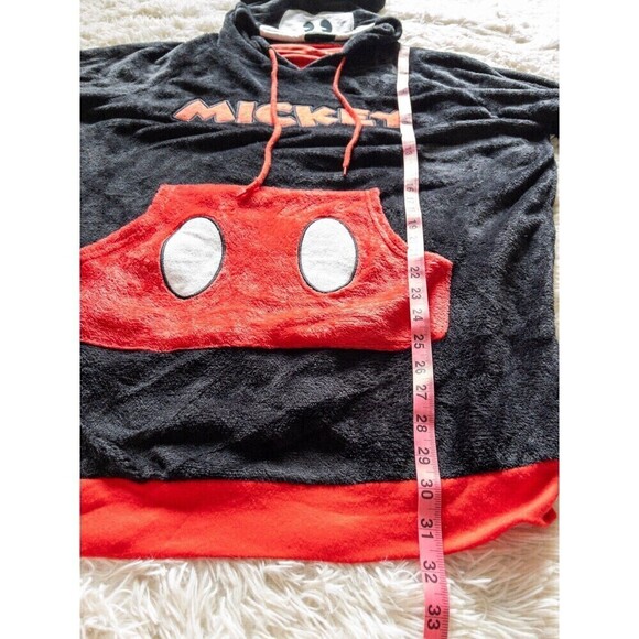 Mickey Mouse Disney Oversized Super Soft Blanket Hoodie Night Gown size Medium - Picture 6 of 10